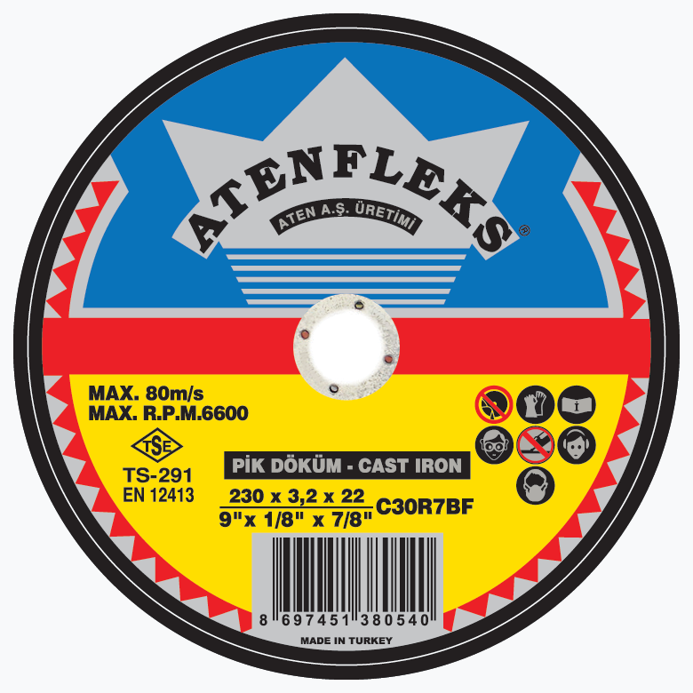 ATEN 230X3 KESİCİ TAŞ - 2