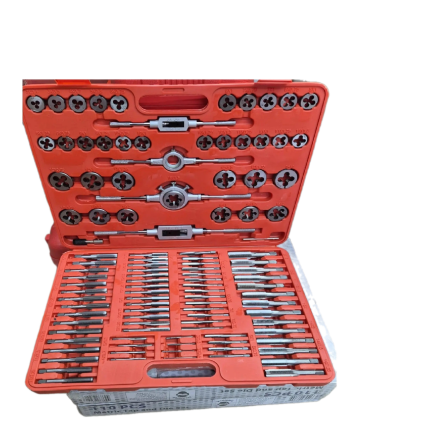 Rico 110 Parça Metrik Kılavuz Ve Pafta Seti Diş Açma Tamir RC3241 - 1