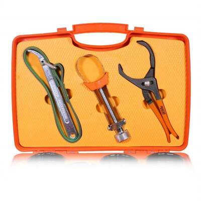 Rico 1/2 12 Parça Tas Tipi Yağ Filtre Sökme Seti Anahtar Takımı KK1233 - 2