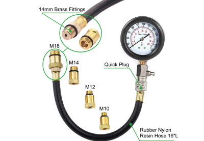 Rico Benzinli Yakıt Kompresyon Test Kiti Cihazı KK1120 - 12