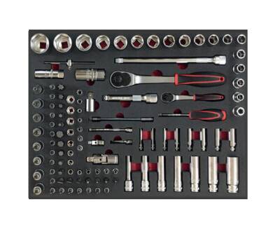 Rico Dolu Takım Arabası 285 Parça 6 Çekmeceli Kilitli TA0024 - 2