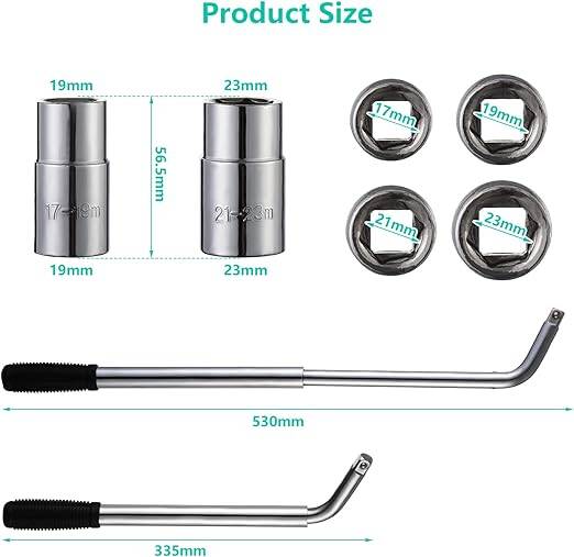 Rico Lokmalı Uzatmalı Bijon Sökme Kolu Anahtarı RC0121 - 6