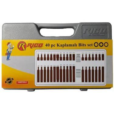 Rico Power Bits Torx Kaplamalı S2 Çelik Seti Takımı 40 Parça KK0005 - 4