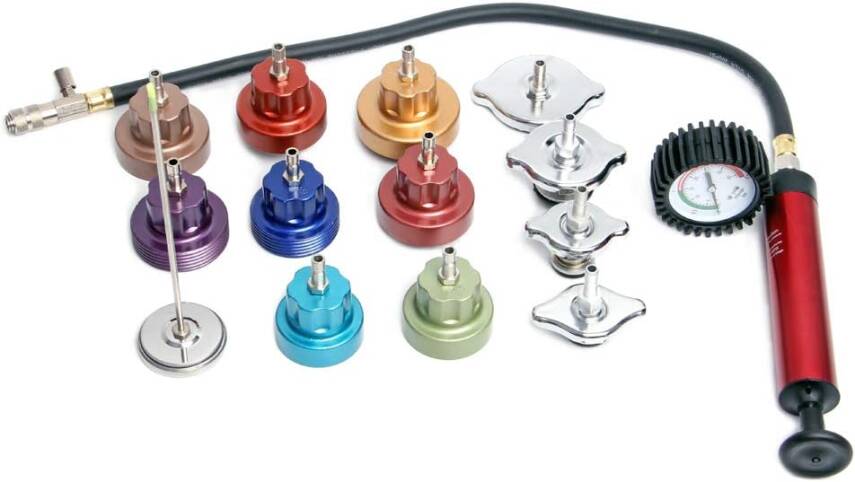 Rico Radyatör Su Basınç Kaçak Test Kiti Cihazı KK1121 - 9