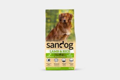 SANDOG LAMB&RİCE YETİŞKİN KÖPEK MAMASI 15 KG - 